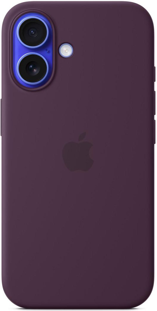 Apple iPhone 16 Silicone Case with MagSafe - Plum (MYY43)