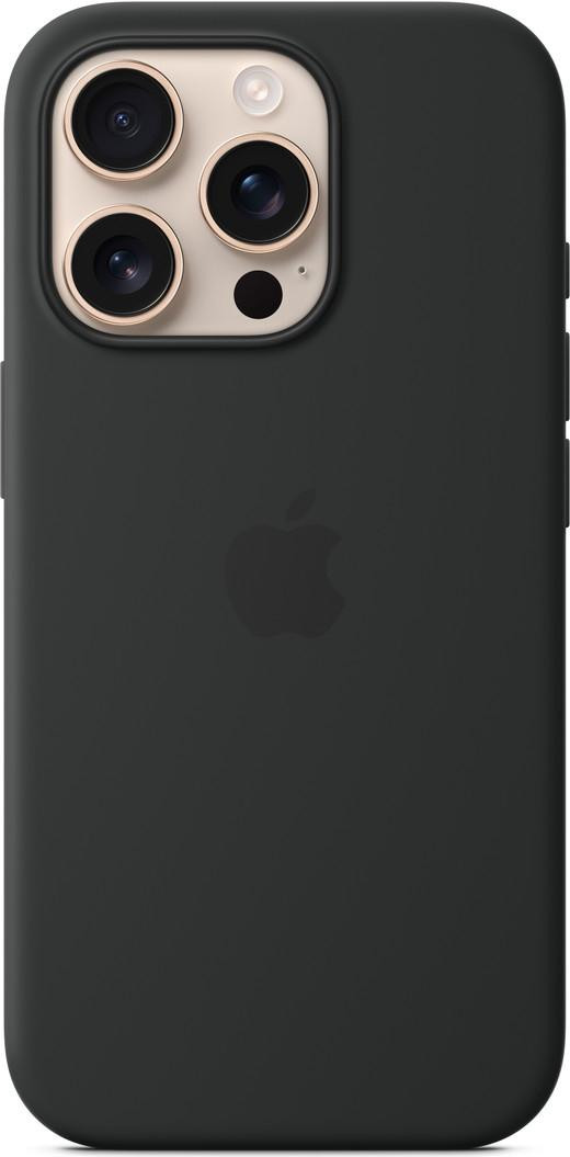 Apple iPhone 16 Pro Silicone Case with MagSafe - Black (MYYJ3)