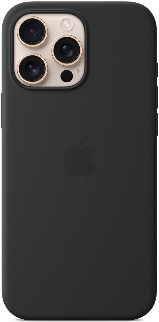 Apple iPhone 16 Pro Max Silicone Case with MagSafe - Black (MYYT3)