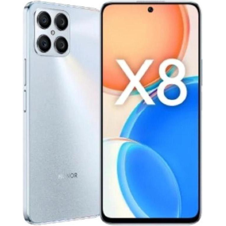 Honor X8 6-128GB Titanium Silver