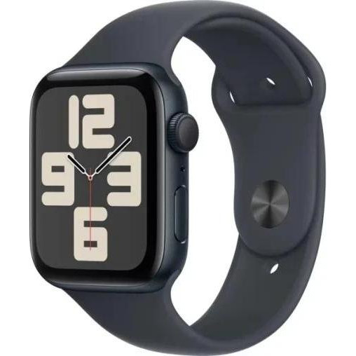 Apple Watch SE 2 GPS 40mm Midnight Alu. Case w. Midnight Sport Band - S-M (MXE73)