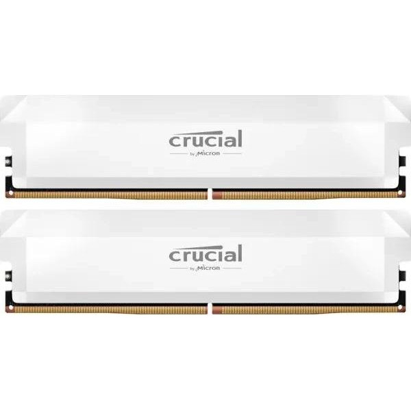 Crucial 32 GB (2x16GB) DDR5 6000 MHz Pro Overclocking White (CP2K16G60C36U5W)