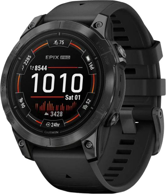 Garmin Epix Pro Gen 2 47mm Slate Gray w. Black Band (010-02803-00-01)