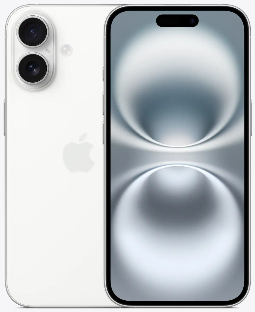 Apple iPhone 16 Plus 256GB eSIM White (MXV03)