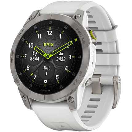 Garmin Epix Gen 2 Sapphire - White Titanium (010-02582-20-21)