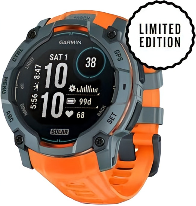 Garmin Instinct 3 50mm Solar Twilight with Solstice Band (010-02935-01)