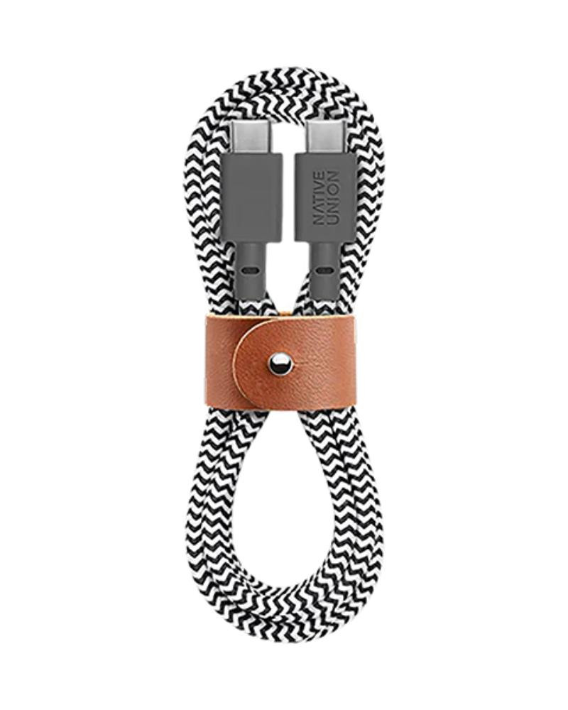 NATIVE UNION Belt Cable Type-C Zebra (BELT-C-ZEB)