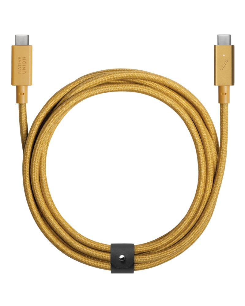NATIVE UNION Belt Cable USB Type-C to USB Type-C Pro 240W 2.4m Kraft (BELT-PRO2-KFT-NP)