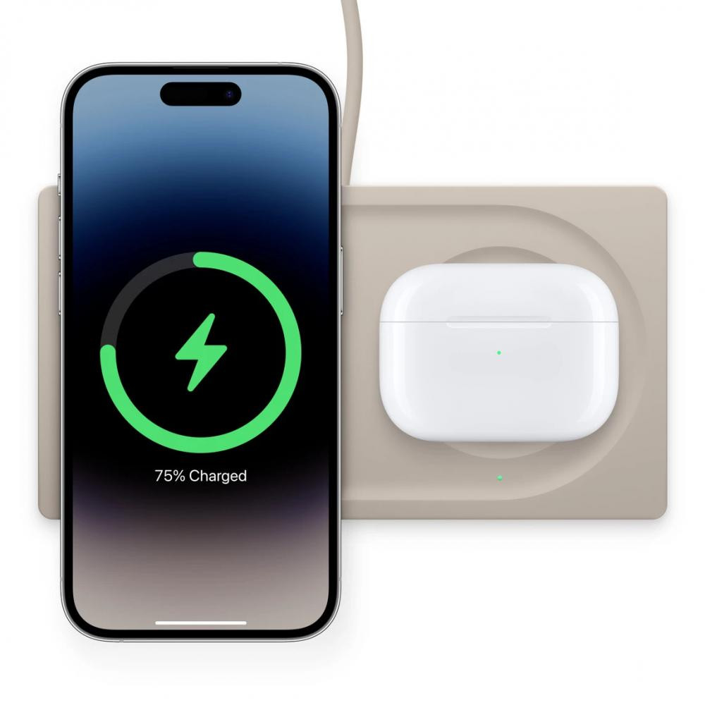 Belkin BoostCharge Pro 2-in-1 Wireless Charging Pad Sand (WIZ019ttSA)