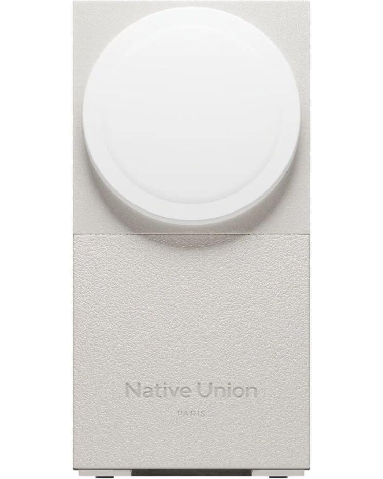 NATIVE UNION Rise 2-in-1 Qi2 Wireless Charger Sandstone (RS-2IN1-SAN)
