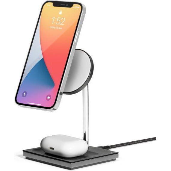 NATIVE UNION Magnetic Wireless Charger Black (SNAP-2IN1-WL-BLK)