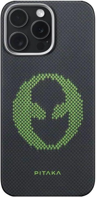 Pitaka Tactile Woven Case Aries Alien for iPhone 16 Pro Max (KI1601ALP)