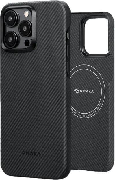 Pitaka MagEZ Case 4 Twill 600D Black-Grey for iPhone 15 Pro (KI1501PA)
