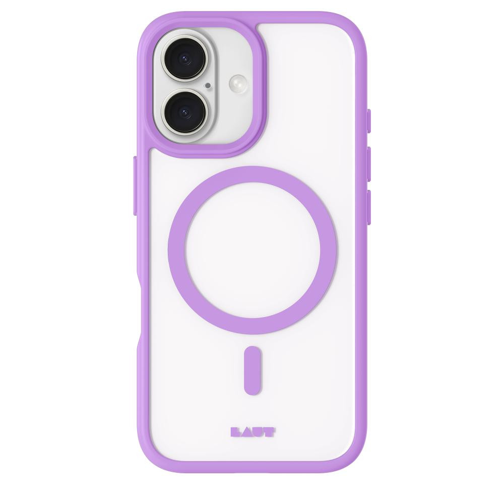 LAUT HUEX PROTECT case with MagSafe for iPhone 16 Plus - Bright Pink (L_IP24C_HPT_P)
