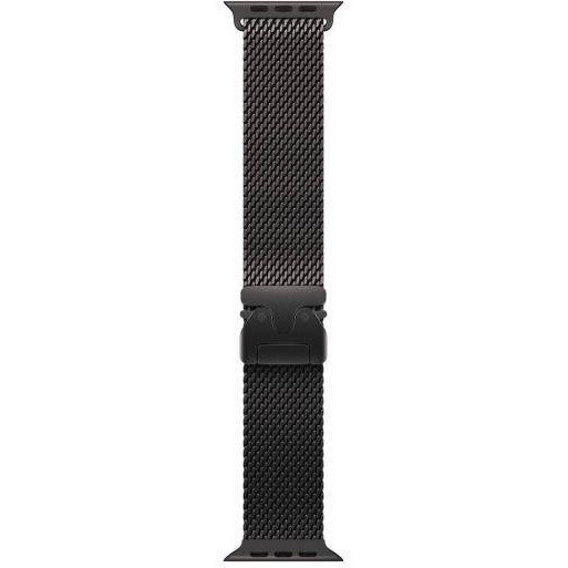 Apple Ремінець  Milanese Loop Black Titanium для  Watch 44-45-46-49mm - Large (MXKH3)