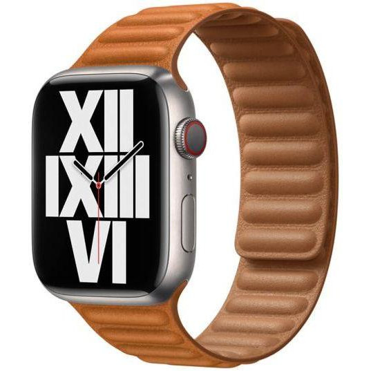 Apple Golden Brown Leather Link M-L (ML7L3) для  Watch 40-41mm
