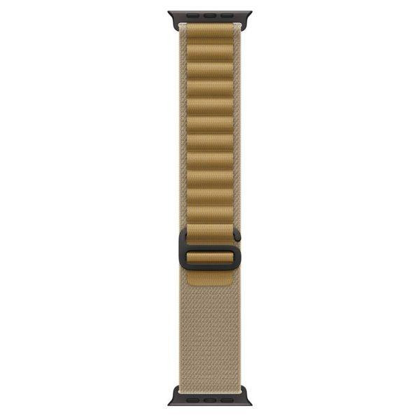 Apple Ремінець  Alpine Loop Tan - Black Titanium Finish для  Watch 44-45-46-49mm - Large (MYQ23)