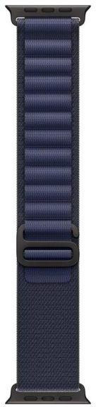 Apple Ремінець  Alpine Loop Navy - Black Titanium Finish для  Watch 44-45-46-49mm - Small (MYPW3)