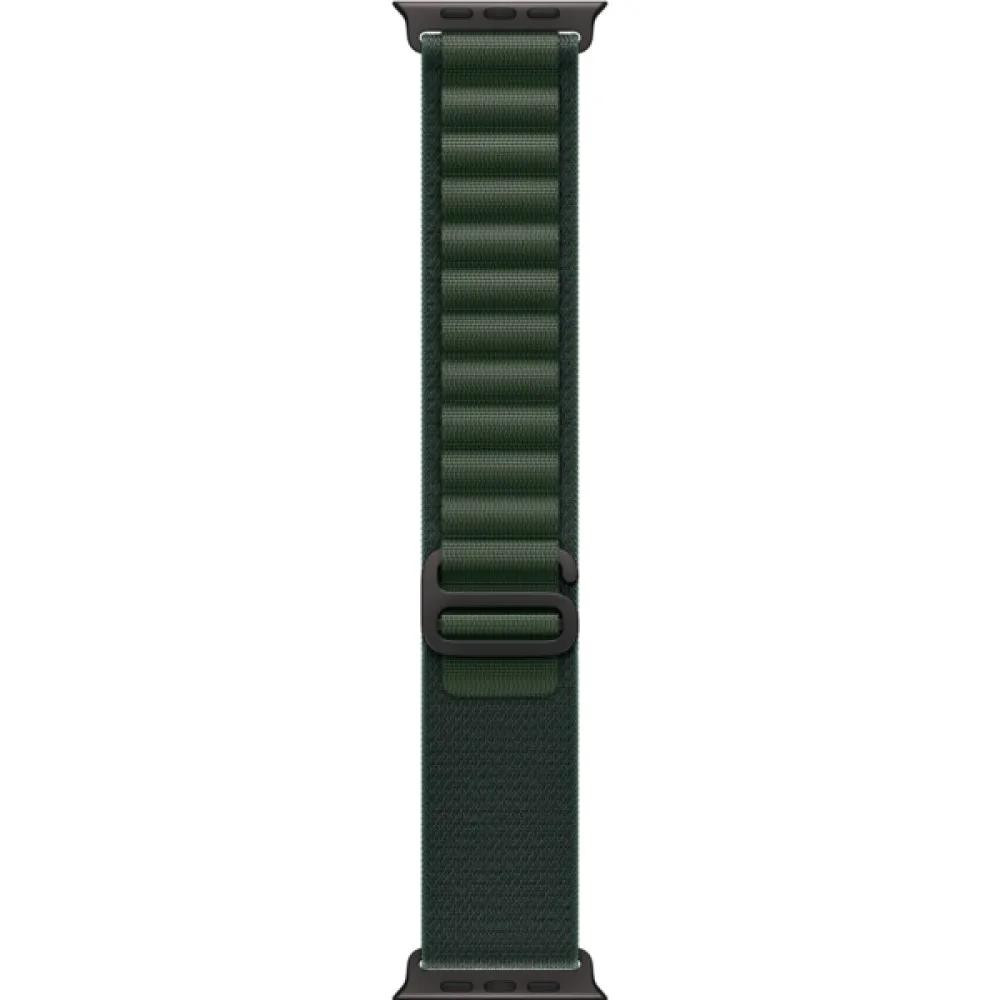 Apple Ремінець  Alpine Loop Dark Green - Black Titanium Finish для  Watch 44-45-46-49mm - Small (MYPQ3)