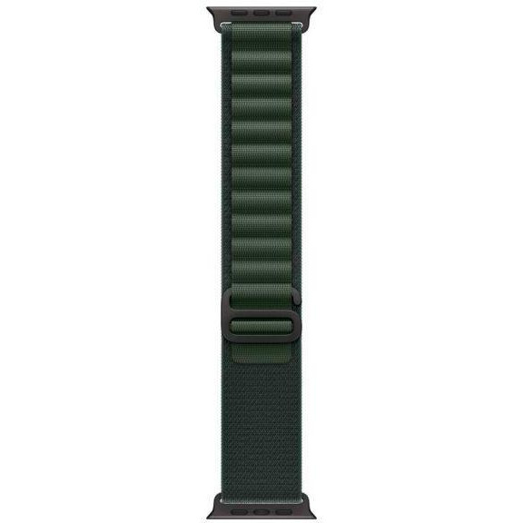 Apple Ремінець  Alpine Loop Dark Green - Black Titanium Finish для  Watch 44-45-46-49mm - Medium (MYPR3)