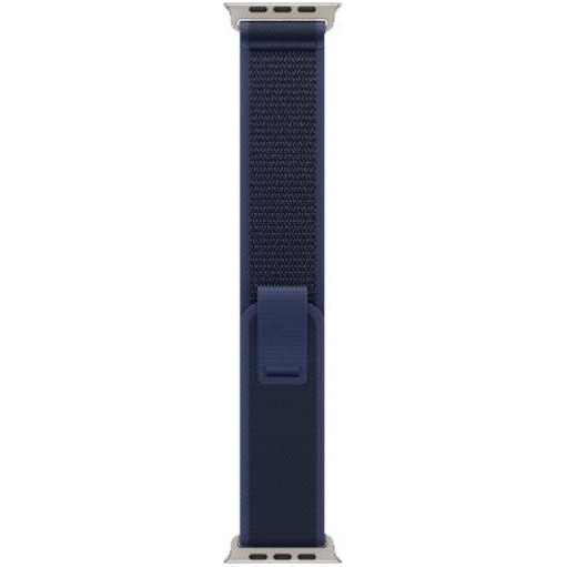 Apple Ремінець  Trail Loop Blue - Natural Titanium Finish для  Watch 44-45-46-49mm - S-M (MXTT3)