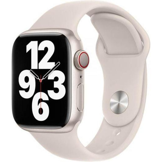 Apple Ремінець  for  Watch 41mm - Sport Band Starlight - Regular (MKU93)