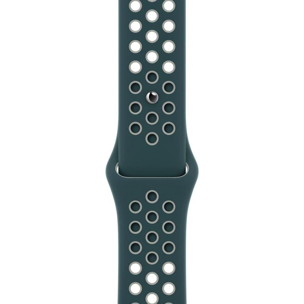 Apple Ремешок  Watch 44mm Hasta-Light Silver Nike Sport Band-Regular (MJ6K3)