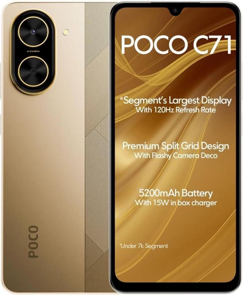 POCO C71 4-128GB Desert Gold