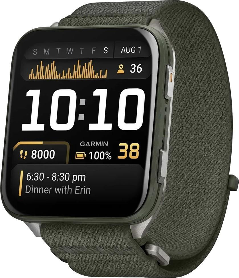 Garmin Venu X1 Moss with Titanium Caseback and Moss ComfortFit Nylon Band (010-02980-01-03)