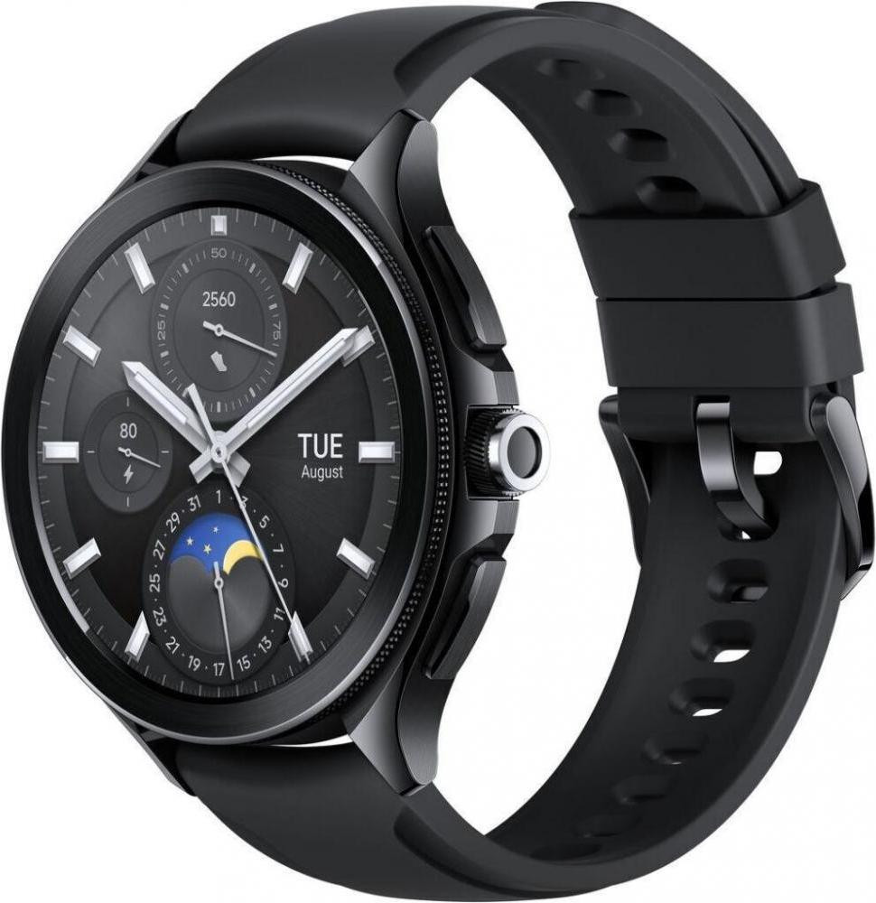 Xiaomi Watch 2 Pro Bluetooth Black Case with Black Fluororubber Strap (BHR7211GL)