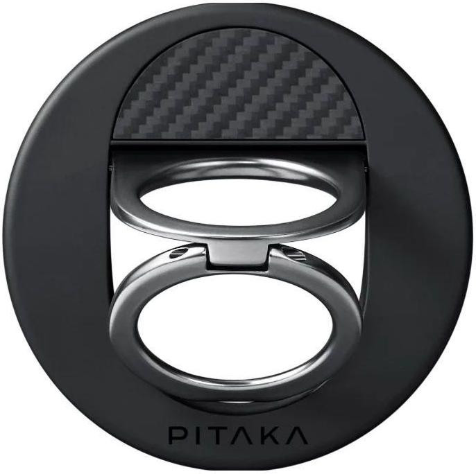 Pitaka Магнітне кільце-підставка для телефону MagEZ Grip 3 Twill 600D - Black-Grey (MGB2402)