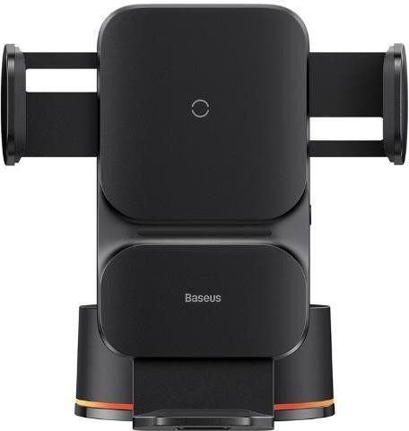 Baseus Wisdom Auto Alignment Car Mount Wireless Charger QI 15W Suction base Black (CGZX000101)