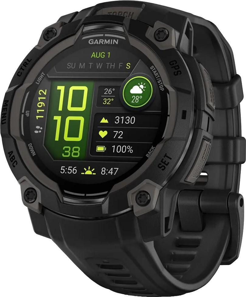 Garmin Instinct 3 45mm AMOLED Black with Black Band (010-02936-00-40)
