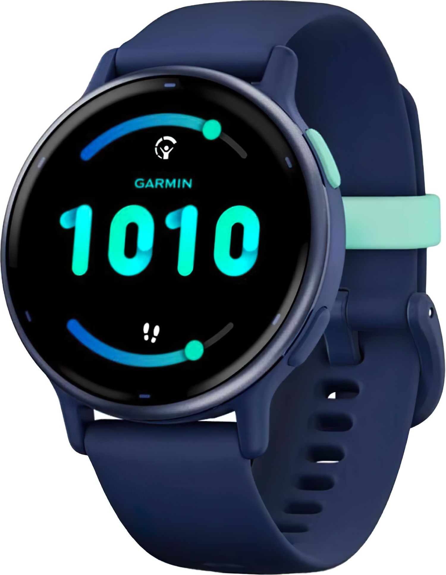 Garmin vivoactive 5 Metallic Navy Aluminum Bezel with Navy Case and Silicone Band (010-02862-12-52)