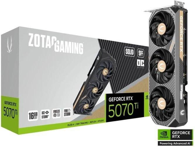 Zotac GAMING GeForce RTX 5070 Ti SOLID SFF OC (ZT-B50710J3-10P)