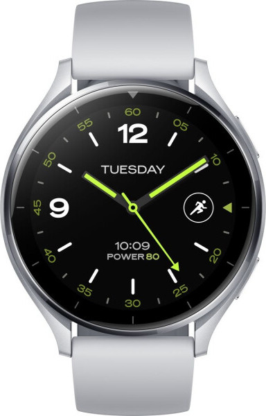 Xiaomi Watch 2 Silver Case With Gray TPU Strap (BHR8034GL)