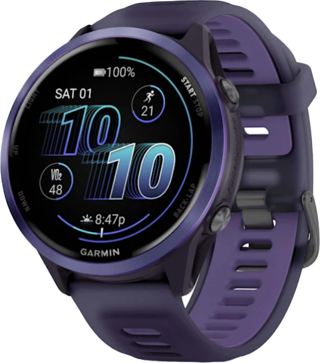Garmin Forerunner 570 47mm Indigo Aluminium w. Translucent Imperial Purple-Indigo Band (010-02971-02)