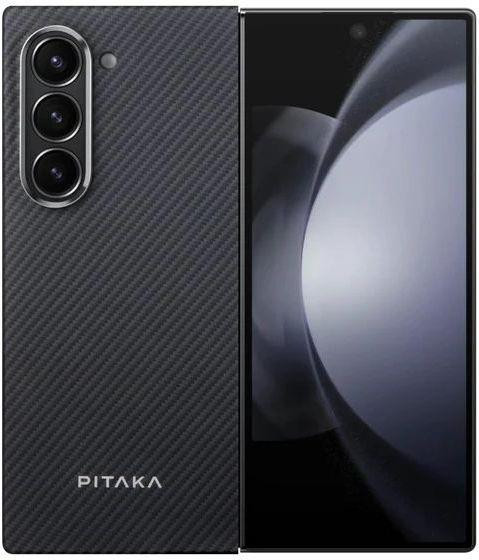 Pitaka MagEZ Case 5 for Samsung Galaxy Fold 6 - Twill Black-Grey (FBFOLD6)