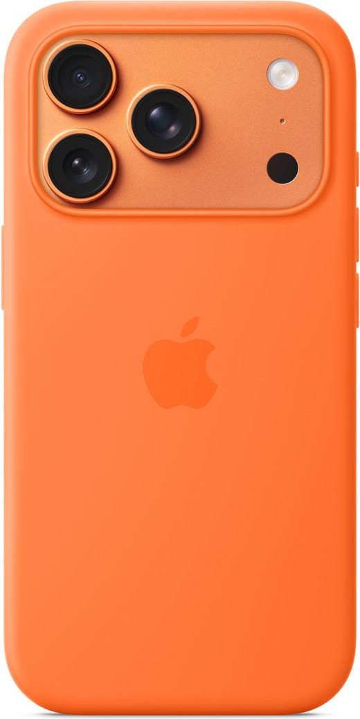 Apple iPhone 17 Pro Silicone Case with MagSafe – Orange (MGFE4)