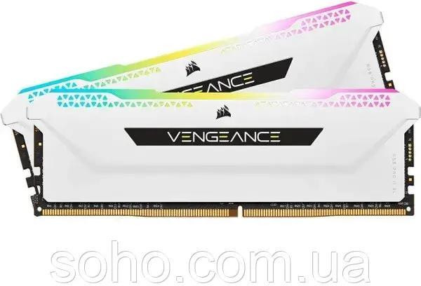 Corsair 32 GB (2x16GB) DDR4 3600 MHz Vengeance RGB Pro SL White (CMH32GX4M2D3600C18W)