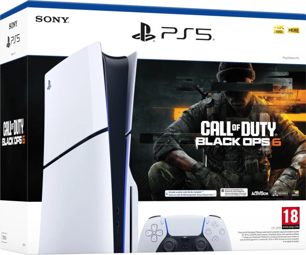 Sony PlayStation 5 Slim 1TB Call of Duty: Black Ops 6 Bundle (1000049598, 1000049595)