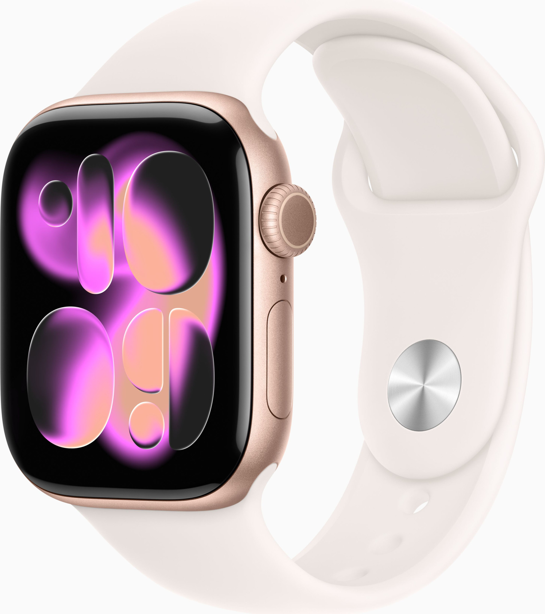 Apple Watch Series 11 GPS 42mm Rose Gold Alu. Case w. Light Blush S. Band - S-M (MEU04)