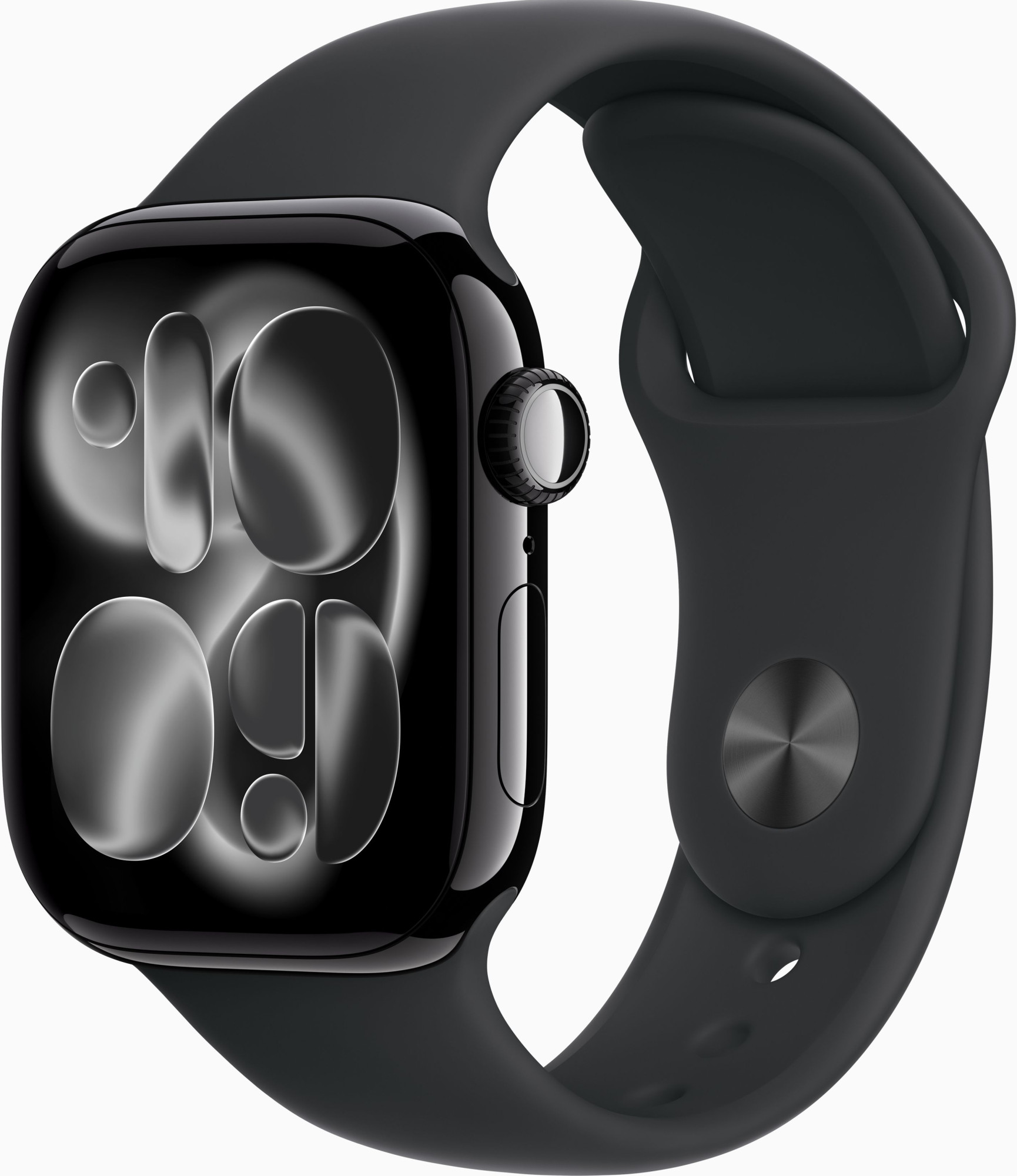Apple Watch Series 11 GPS 42mm Jet Black Alu. Case w. Black S. Band - M-L (MEQU4)