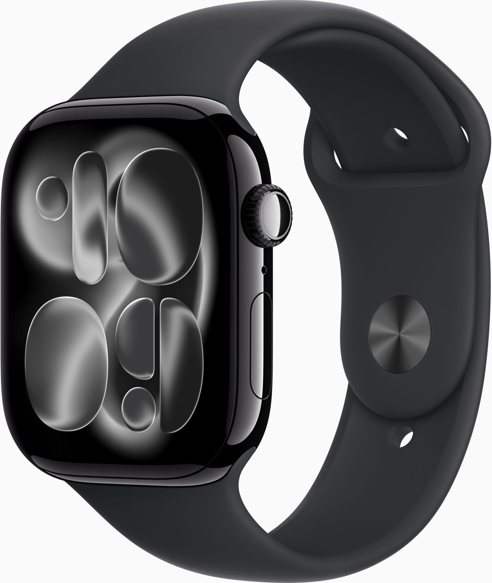 Apple Watch Series 11 GPS 46mm Jet Black Alu. Case w. Black S. Band - M-L (MEUX4)