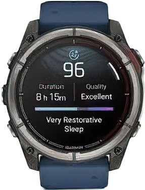 Garmin Quatix 8 51 mm AMOLED Marine GPS Smartwatch (010-02905-91)