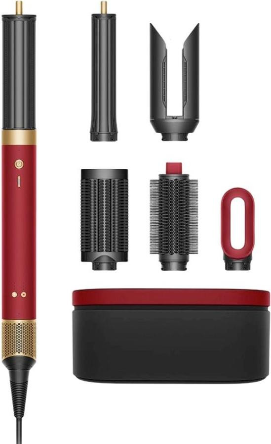 Dyson Airwrap Co-anda2x Multi Hair Styler Straight+Wavy Red Velvet-Gold (176955-01)